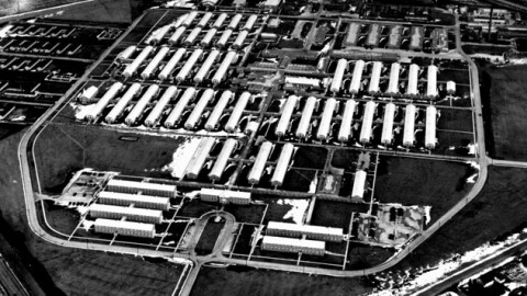 The 155-acre Mayo General Hospital complex built by the Army in Galesburg, Illinois, during World War II