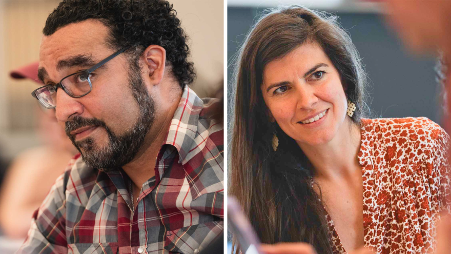 Armando McClain and Gabriela Fernandez-Coffey star as Joe Starrett and Marian Starrett.