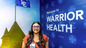 Victoria Cruz poses for a portrait at Lewis-Clark State College. (Credit: August Frank / The Lewiston Tribune)