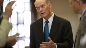 State Rep. Tracy King, D-Batesville, talks on the House floor on Tuesday.