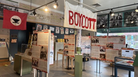 The new 'Farm Labor in the Valley' exhibit at the Springfield History Museum, July 1, 2026.