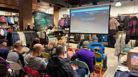 The Charlotte-Mecklenburg Climate Leaders put on a data center-themed trivia night at Patagonia Charlotte.