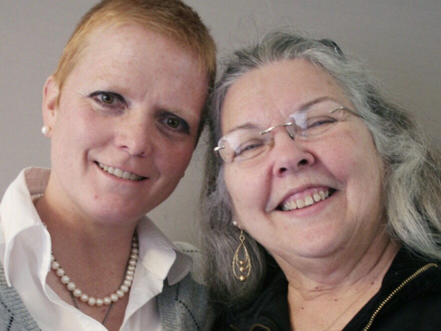 Tracy Johnson and her mother-in-law, Sandra Johnson.