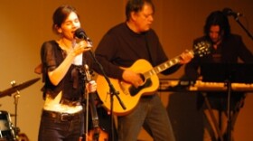 Mary Ramsey, John Lombardo, and Nelson Starr; three members of the five-piece John and Mary and the Valkyries.