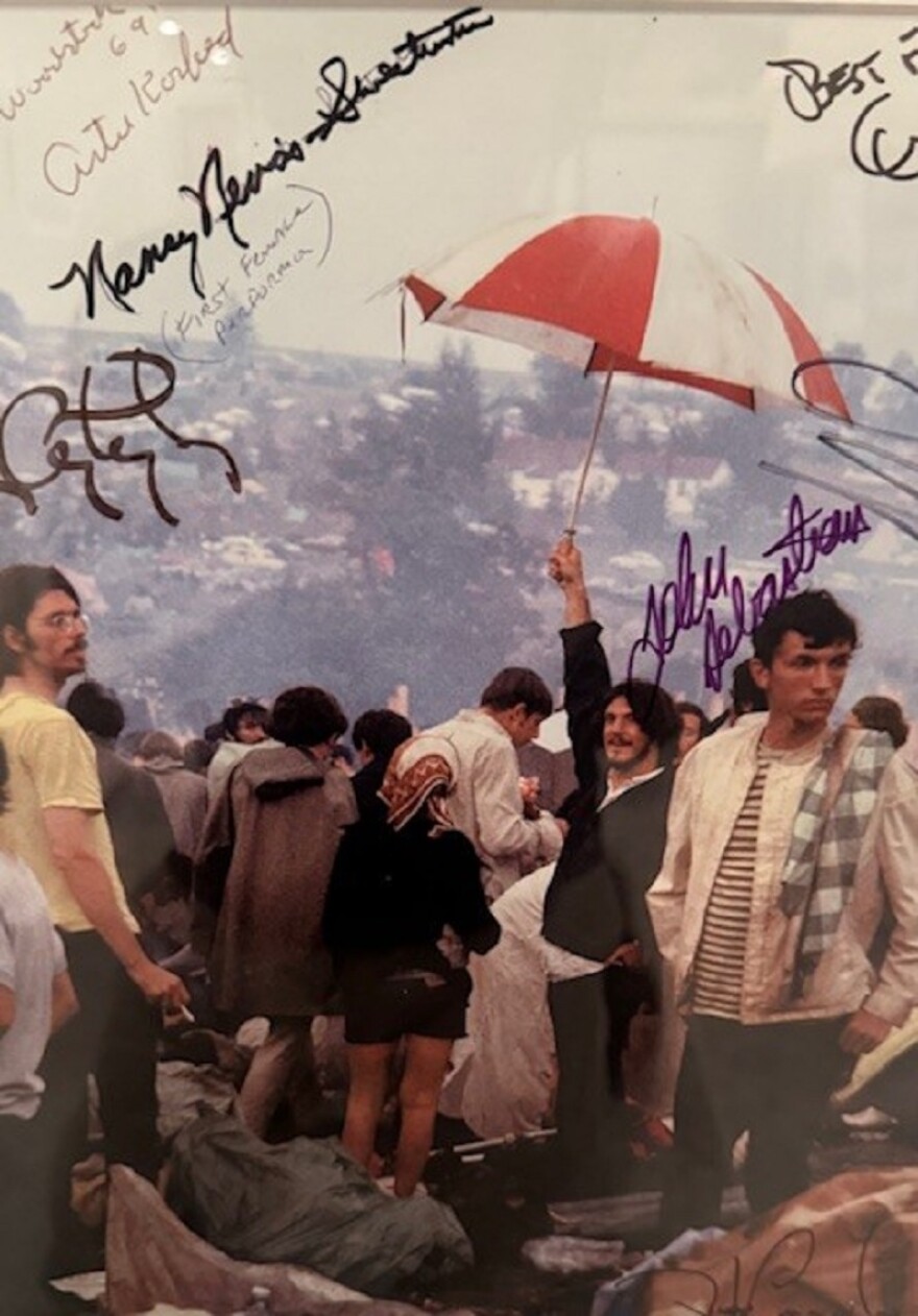 Don took this photo in ‘69 at Woodstock. Later, it was the cover of his picture book.