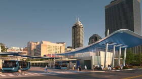 The proposed IndyGo Downtown Transit Center