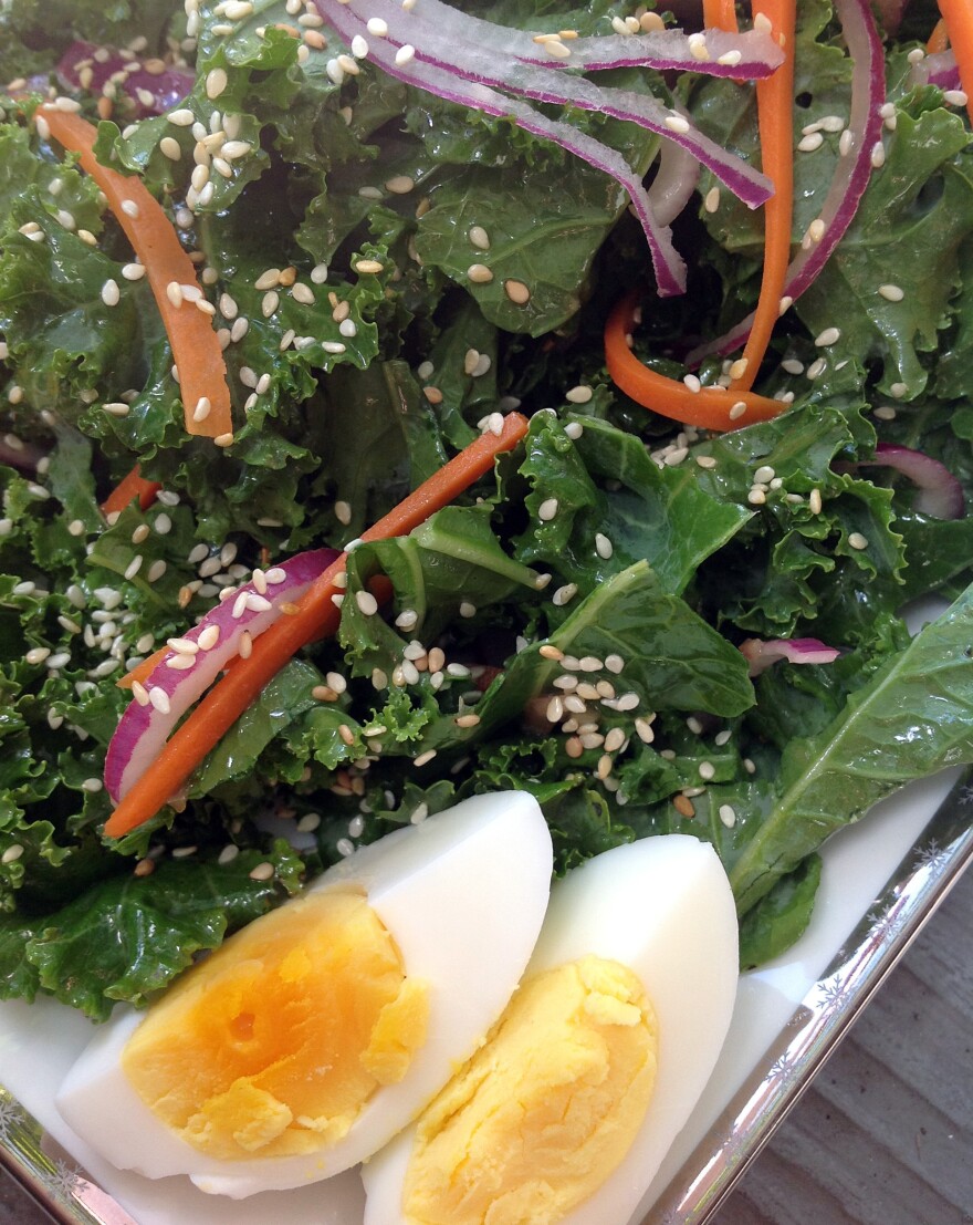 Kale Salad With Sorghum Vinaigrette