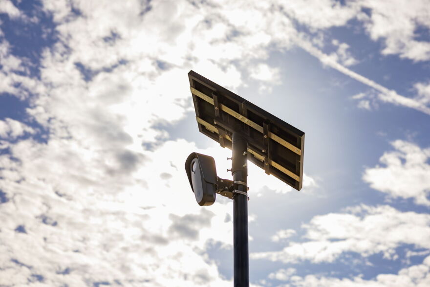 A Flock Safety Automated License Plate Reader 