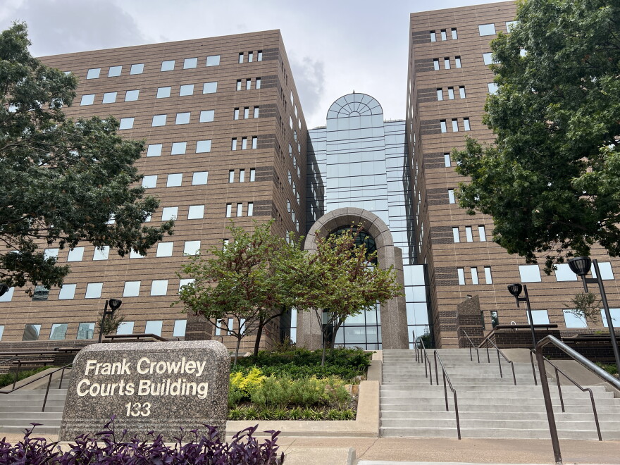 The Texas Coalition to Abolish the Death Penalty hosted a interfaith vigil outside of Frank Crowley Courts Building on October 10th, 2023.