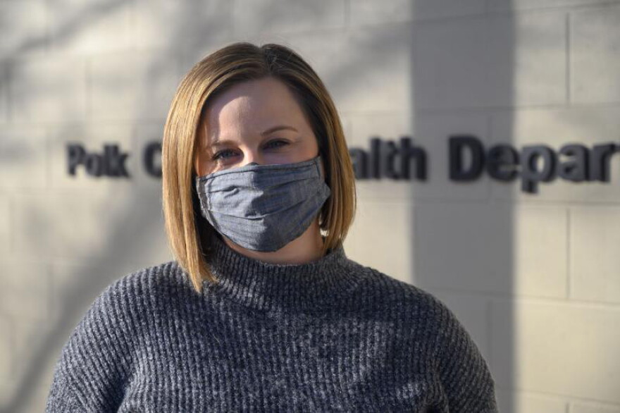 Nola Aigner-Davis is the public information officer for the Polk County Public Health Department. She says their 42-person team is anticipating COVID-19 vaccine distribution to be challenging.