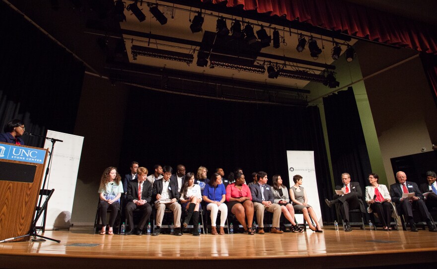 The student led reverse town hall at UNC Chapel Hill