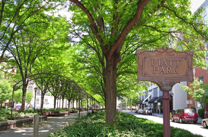 Downtown's Piatt Park is the oldest in Cincinnati.