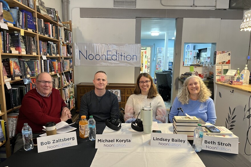 The Dec. 6 Noon Edition panel at Viewpoint Books: Chapter Two in Columbus.