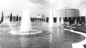 Caesars Palace fountains and hotel 09/29/66