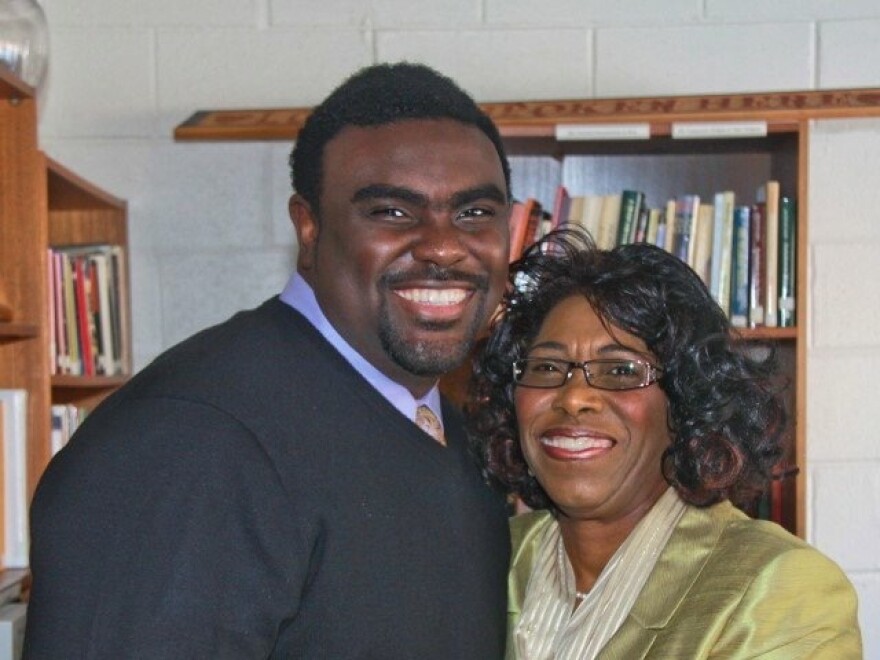 Since Marcus Bullock's release from prison, he started a company focused on making it easier for inmates to communicate with their families. His mother, Sylvia, sent him letters when he was in prison and works with him at the company today.