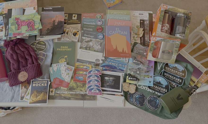 Lots of items were donated from Yosemite National Park and other parks across the country.