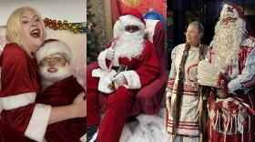 Different versions of Santa Claus