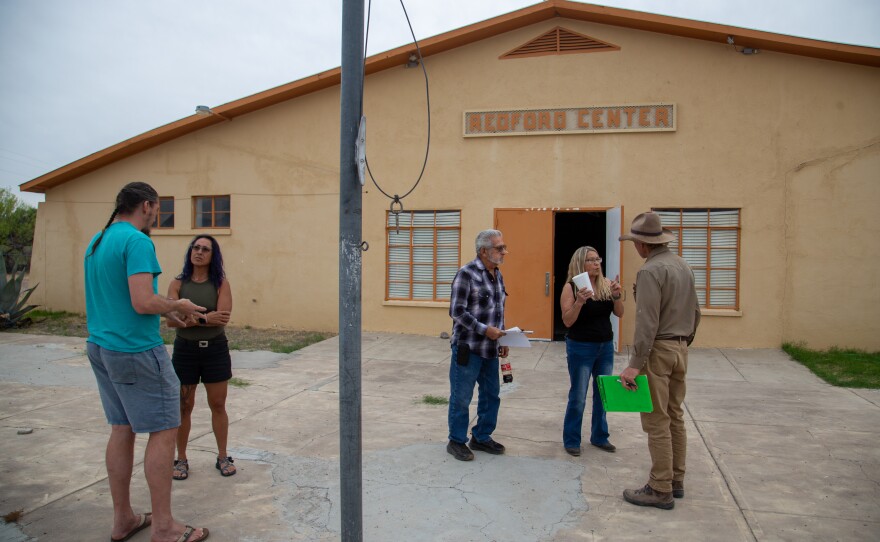 The old Redford School building played host to the recent landowner meeting about the border wall.