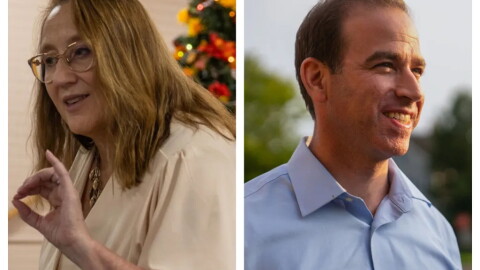 Amy Chai, Republican nominee in Connecticut's 1st Congressional District, left. Luke Bronin, Democratic nominee in Connecticut's 1st Congressional District, right.