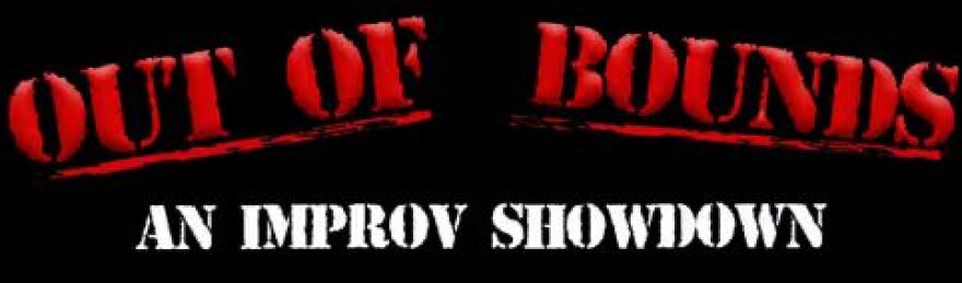 Florida Studio Theatre Graphic for 'Out of Bounds' improv show