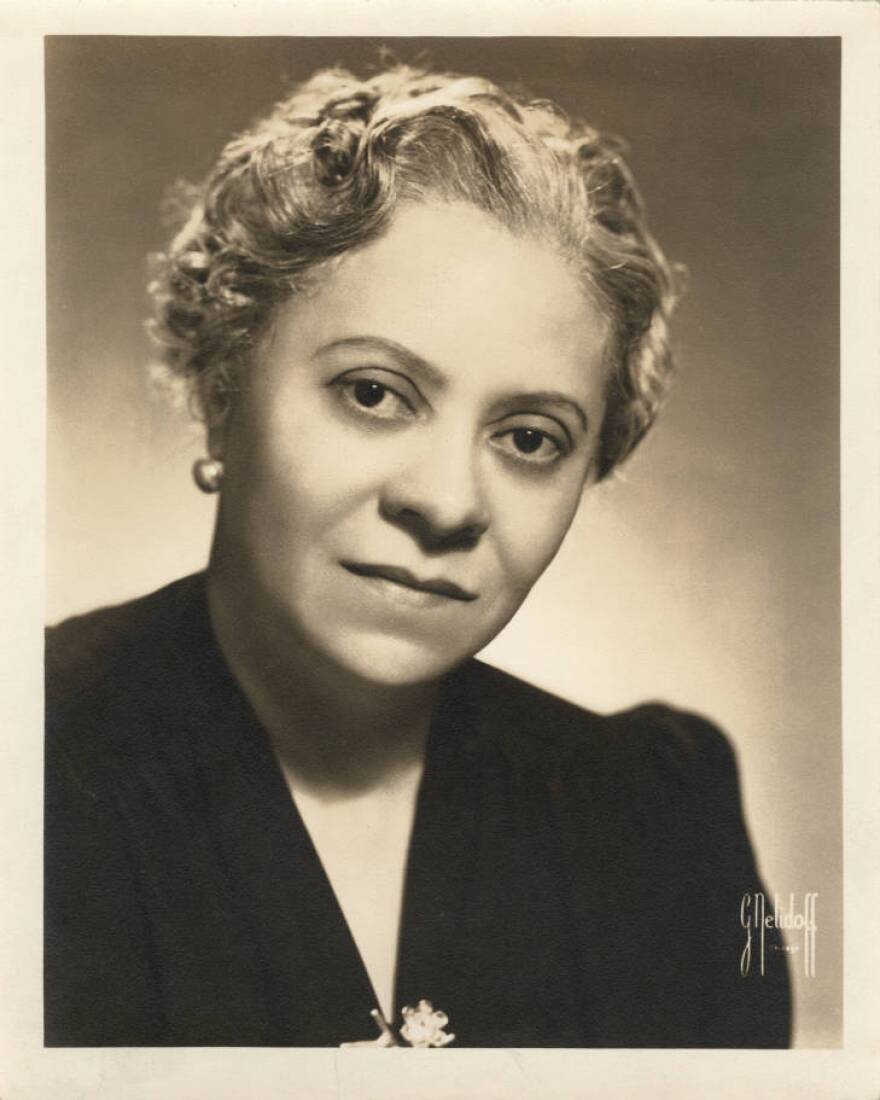 A portrait of Florence Price, the first female, African American composer to have her symphony performed by a major orchestra.