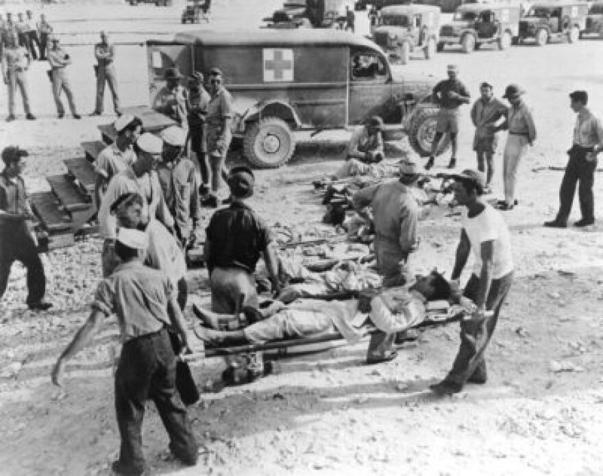 Survivors of the sinking of the USS Indianapolis