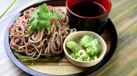 Violist Nicholas Cords likes his Japanese soba noodles on the quiet side. 
