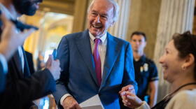 Sen. Ed Markey (D-MA) is seen at the U.S. Capitol in Washington, D.C. on July 23. (Nathan Posner/Anadolu via Getty Images)