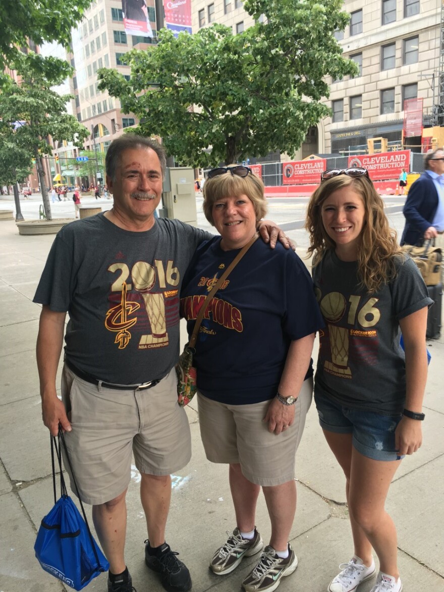 Mansfielders who attended the Cavs rally