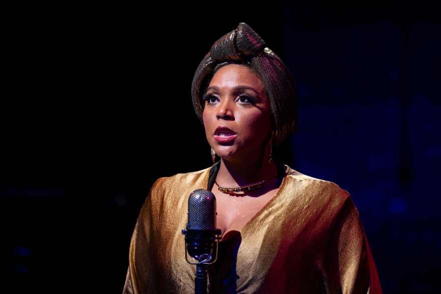Jade Wheeler in the role of Eartha Kitt