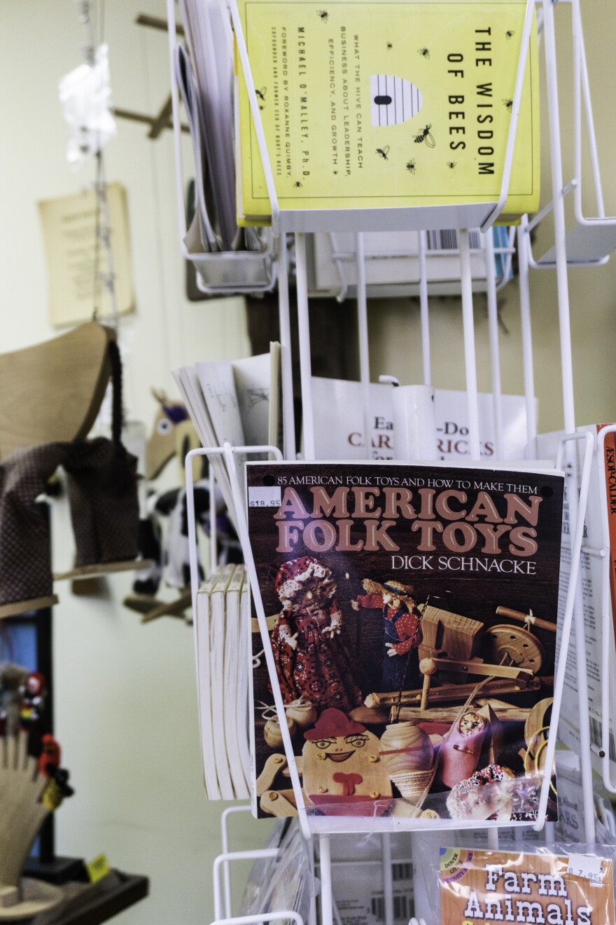 Dick Schnacke compiled his research on traditional toys into two books.