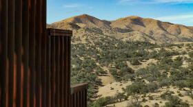 Border Fence hills