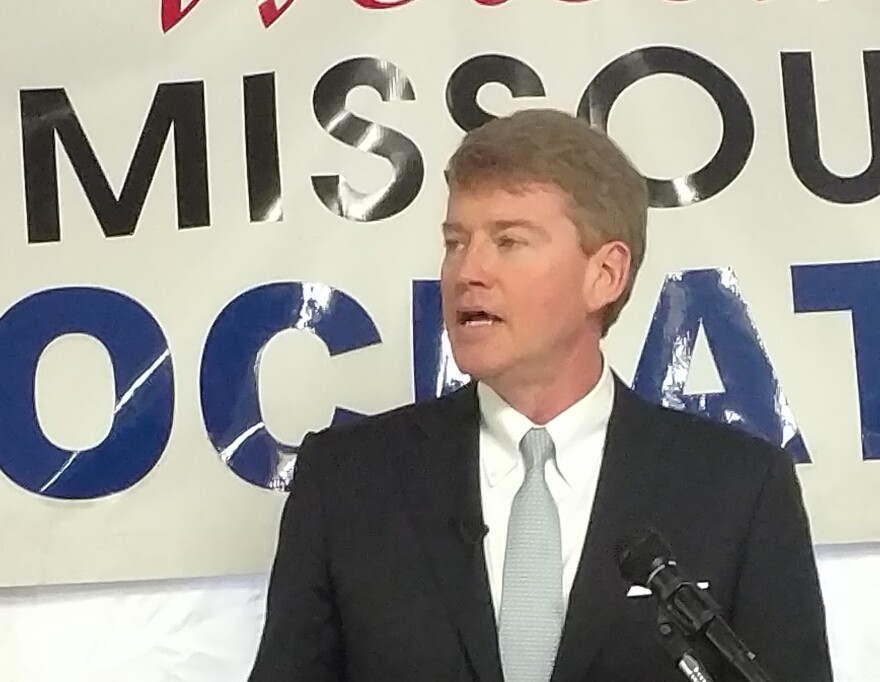 Attorney General Chris Koster kicks off his gubernatorial campaign at Missouri Democrat Days.