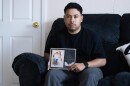 Army Sgt. Hedar Leonel Turcios Juarez, whose wife Cristy has been detained by immigration authorities, poses for a photo at home in El Paso, Texas, July 21, 2026. (