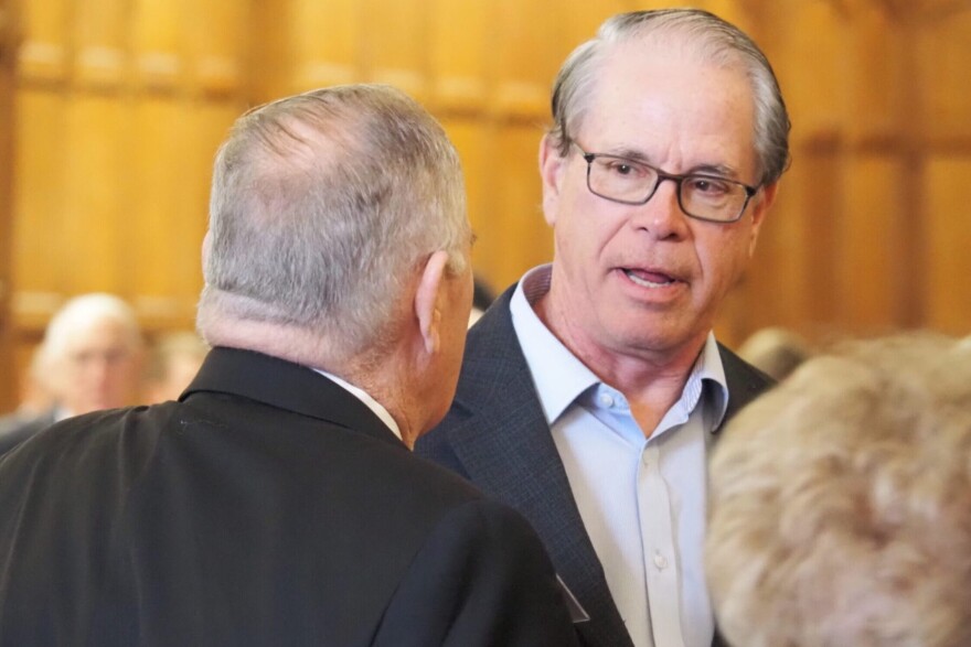 U.S. Mike Braun leans heavily on his record in Congress and health care background in his gubernatorial campaign to succeed Gov. Eric Holcomb.