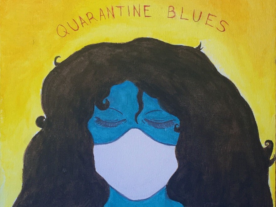 Ciera Amaro's art is one of the submissions to a project called Dispatches from Quarantine.