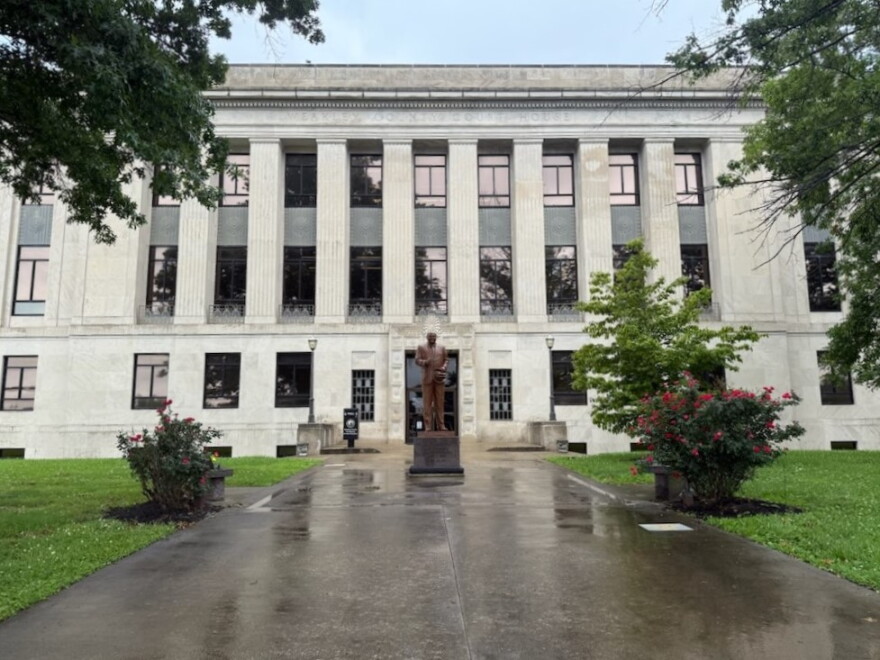 The Weakley County Courthouse in Dresden, Tennessee