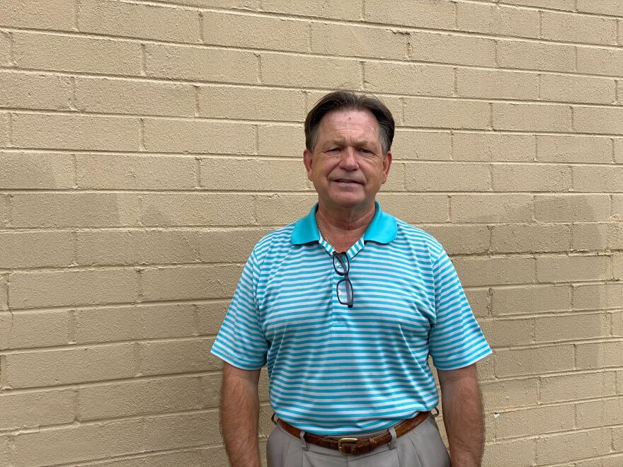 Ray Britt, Republican candidate and incumbent County Commission Chairmen in Bladen County