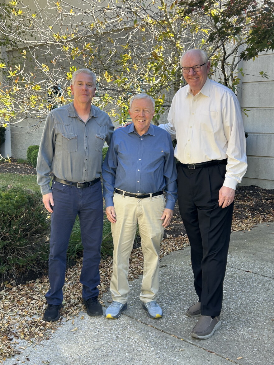 L to R Doug Brunk, Keith Elkins, Dan Issel