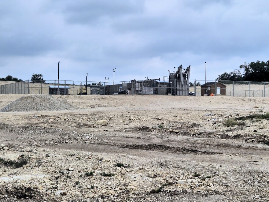 Image shows the Juniper Ranch water treatment plant while under construction.