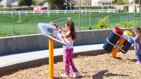 Santa Maria's new Bobby Acquistapace Park features a unique children's playground area, as well as two basketball courts
