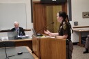 Patrol Lt. Jenna Clawson Huibregtse testifies before interim Judiciary Committee