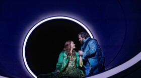 Lisa Davidsen as Isolde and Michael Spyres as Tristan in Wagner's "Tristan und Isolde."