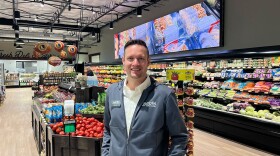Craig Norrenberns, a fourth-generation Illinois grocer, poses in one of the four independent groceries he owns in southern Illinois. Norrenberns testified before a House committee about the potential impacts SNAP cuts will have on independent grocers. 