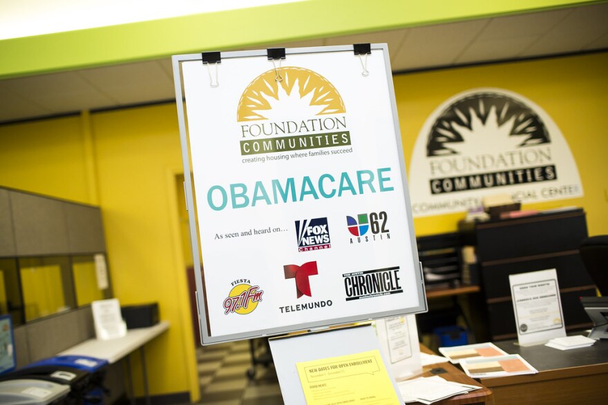 Sign for Obamacare at Foundation Communities