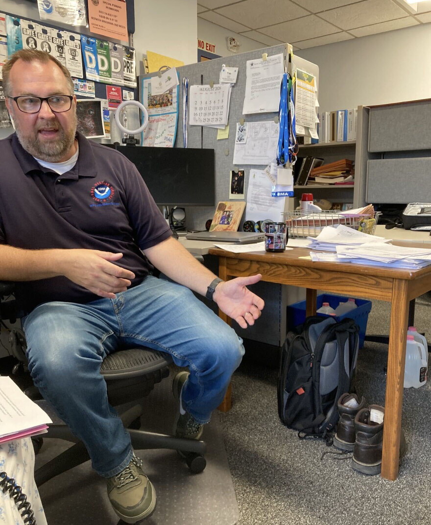 National weather service meteorologist Tim Halbach.