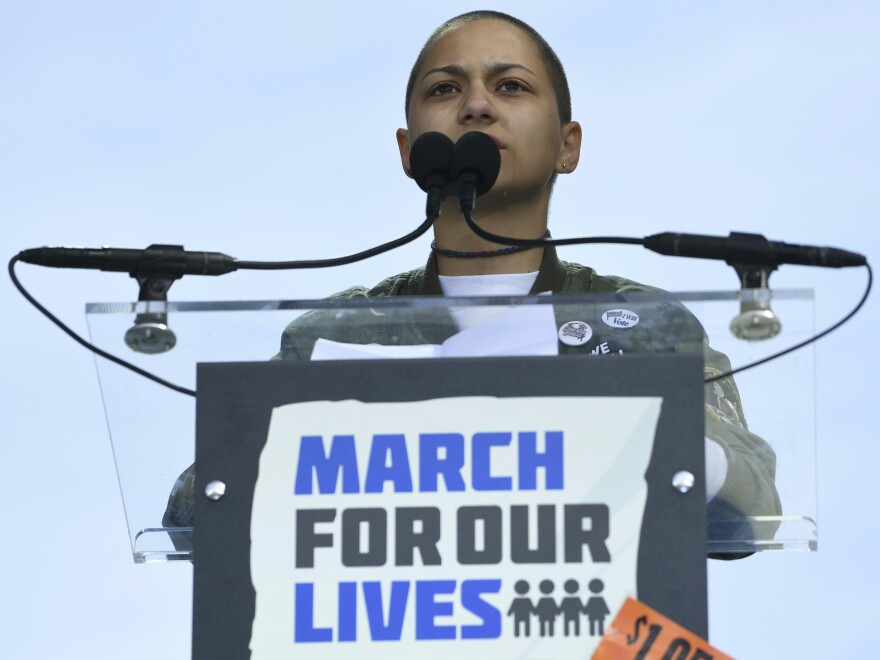 In Washington, D.C., Parkland survivor Emma Gonzalez held the stage for more than six minutes, the amount of time the gunman carried out his deadly assault on her high school.