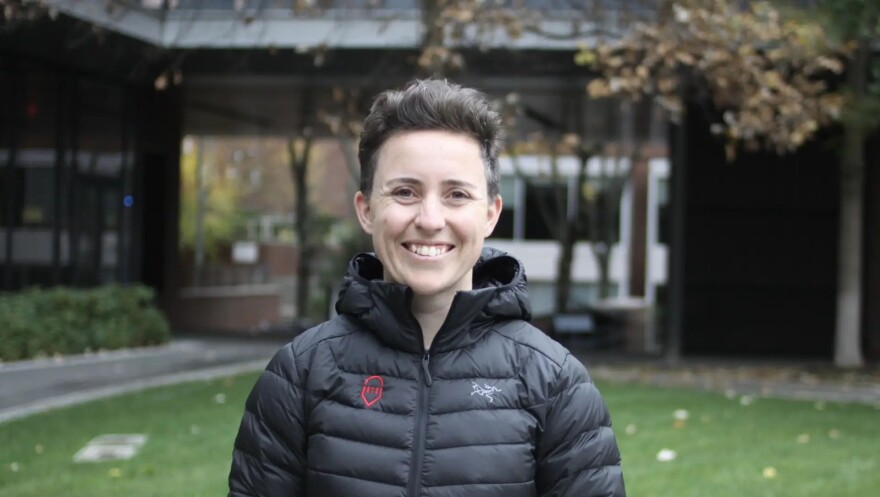 Bethany Russell from Bristol, Tennessee, served six years in the U.S. Army and is now studying at Harvard University. Administrators say they want to recruit more veterans like her.