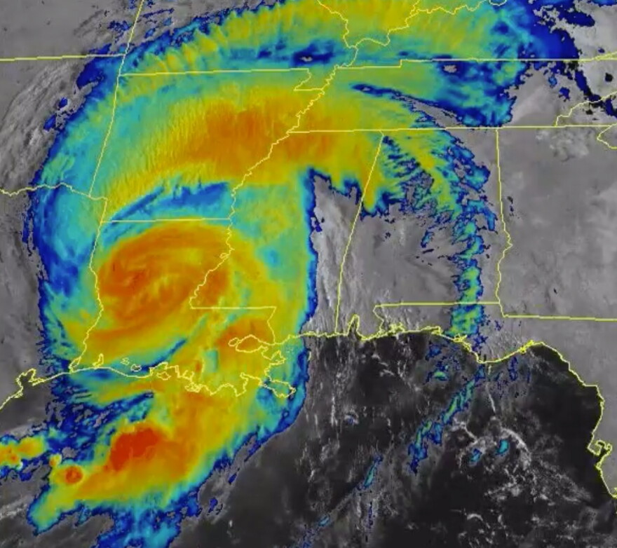 Hurricane Laura has been downgraded to a Tropical Storm. 