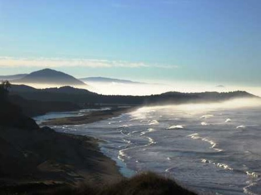 South View towards Humbug Mountain at Cape Blanco State Park near Port Orford.